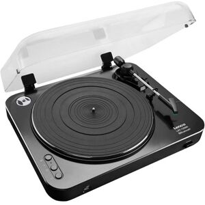 Gira Discos LBT 120 BK c/ Bluetooth e USB (Preto) - LENCO Image