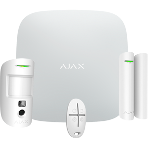 Kit Alarme Profissional AJ-STARTERKIT-CAM-W (Branco) - AJAX Image