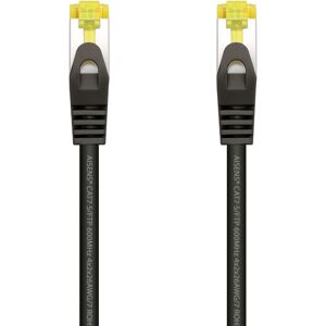 Cabo de Rede RJ45 Cat7 S/FTP Preto (25cm) - AISENS Image