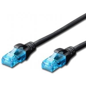 Cabo de Rede RJ45 Cat5e U/UTP Preto (20cm) - EWENT Image