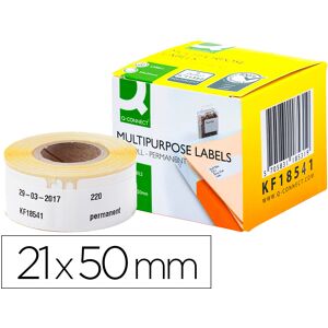 Etiqueta Adesiva Q-Connect Kf18541 Compativel Dymo 99017 Formato 21X50 Mm Caixa Com 220 Etiquetas Image