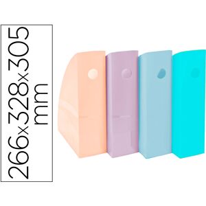 Porta Revistas Exacompta Aquarel Mag-Cube Set De 4 Unidades Cores Pastel 266X328X305 Mm - EXACOMPTA Image