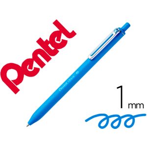 Esferografica Pentel Izee Ponta De 1,0Mm Retratil Cor Azul Ceu - PENTEL Image