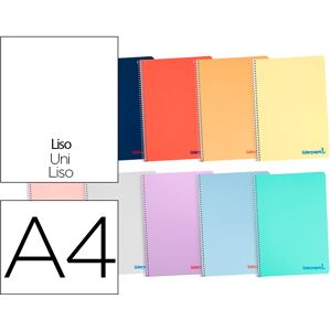 Caderno Espiral Din A4 Wonder Capa Plastico 80 F 90 Gr Liso Cores Sortidas Image
