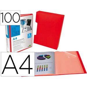 Capa Catalogo 100 Bolsas Din A4 (Vermelho Translúcido) Image