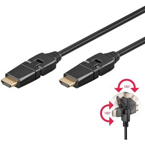 GOOBAY Cabo HDMI 19P M-M Dourado V1.4 Rotativo (2 mts) Image
