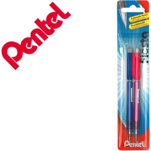 Blister Lapiseira Pentel Ax105Com 2 Unidades Azul E Vermelho - PENTEL Image