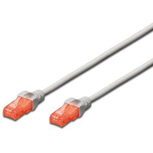 Cabo de Rede RJ45 Cat6 U/UTP Branco (50cm) - EWENT Image