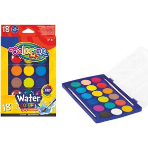 Aguarela Grande 18 Cores - COLORINO Image