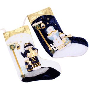 Meia Decorativa Natal Azul 2 Sort. - TUUMTOYZ Image