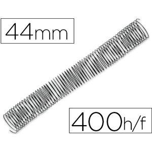 Espiral Q-Connect Metalico 64 5:1 44mm 1,2mm (25 Unidades) Image