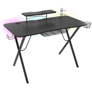 Mesa Gaming Holm 300 RGB (Preto) - GENESIS Image