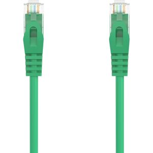 Cabo de Rede RJ45 Cat6a U/UTP Verde (1.5 metros) - AISENS Image