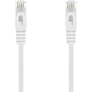 Cabo de Rede RJ45 Cat6a U/UTP (UTP) Branco (30 cm) - AISENS Image