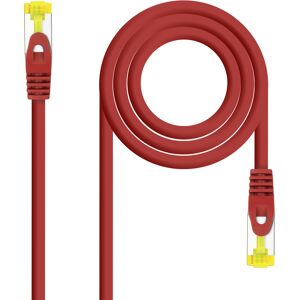 Cabo de Rede RJ45 Cat6a SF/UTP (S-FTP) Vermelho (0.3m) - NANOCABLE Image