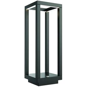 Candeeiro de Mesa/Chão a Bateria 3W (Cinza Escuro) - KELU Image