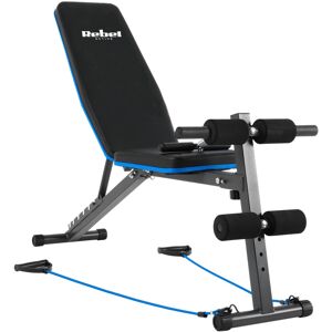 Banco de Musculação Inclinado c/ Sistema de Segurança e Elásitcos - REBEL ACTIVE Image