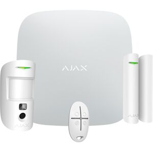 Kit Alarme Profissional AJ-STARTERKITPLUS-CAM-W (Branco) - AJAX Image