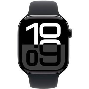 Apple Watch Series 10 GPS 46mm Alumínio Preto Brilhante c/ Bracelete Desportiva Preto M/L Image