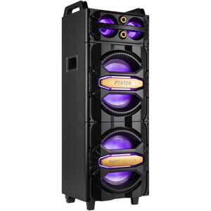 Coluna Portátil Party Station USB/SD/BT 2x 10" 800W c/ Microfone e Luzes LED RGB (LIVE2102) - FENTON Image
