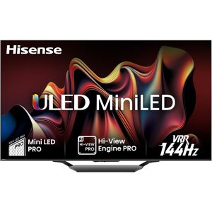Smart TV Mini-LED 55" Series U7Q (2025) 4K Ultra HD Wi-Fi (Preto) - HISENSE Image