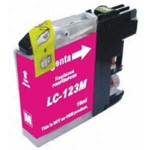 Tinteiro Compativel Brother LC123 XL (NOVA VERSÃO V3) - Magenta Image