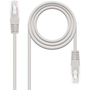 Cabo de Rede RJ45 Cat5e U/UTP Cinzento (1 metro) - Nanocable Image