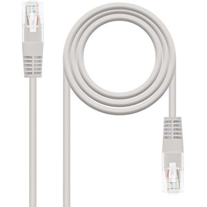 Cabo de Rede RJ45 Cat6e U/UTP Cinzento (15 mts) - Nanocable Image