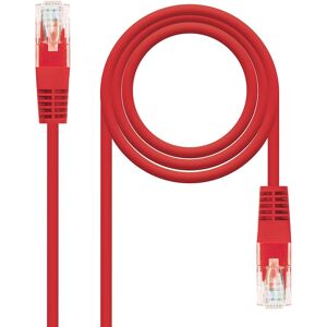 Cabo de Rede RJ45 Cat6e U/UTP Vermelho (2 mts) - Nanocable Image