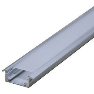 Calha Alumínio 69x29mm Encastrar c/ Difusor Opaco p/ Fita de LEDs, ...  com Acessórios (2 mts) Image