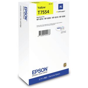 Tinteiro EPSON Amarelo XL 4000p WF-8xxx C13T755440 Image
