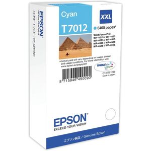 Tinteiro EPSON Cyan Cap. extra WP-4000/4500 - C13T70124010 Image