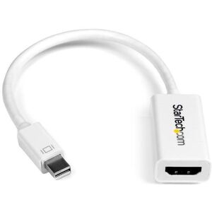 Adaptador de Vídeo MDP2HD4KSW Mini DisplayPort Macho - HDMI Fêmea (15 cm) Branco - STARTECH Image