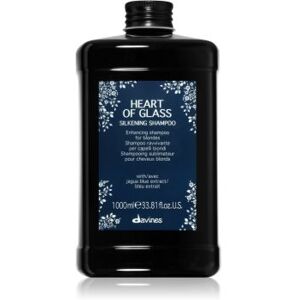 Davines Heart of Glass Silkening Shampoo champô suave de limpeza para cabelo loiro e grisalho 1000 ml. Heart of Glass Silkening Shampoo Image