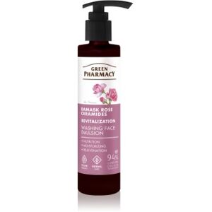 Green Pharmacy Damask Rose & Ceramides Face Emulsion emulsão de limpeza para rosto 150 ml. Damask Rose & Ceramides Face Emulsion Image