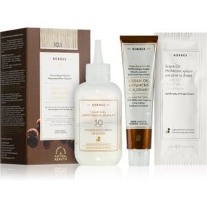 Korres Argan Oil cor para cabelo permanente com óleo de argan tom 10.1 Platinum Ash Blonde 50 ml. Argan Oil Image
