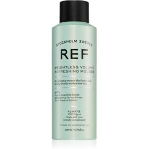 REF Weightless Volume reshing Mousse champô seco espumoso para dar volume 200 ml. Weightless Volume reshing Mousse Image