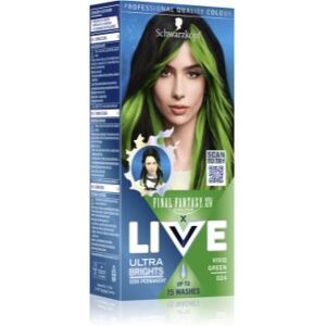 Schwarzkopf LIVE Ultra Brights or Pastel coloração semipermanente para o cabelo tom 024 Vivid Green 1 un.. LIVE Ultra Brights or Pastel Image