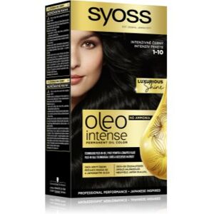 Syoss Oleo Intense cor para cabelo permanente com óleo tom 1-10 Intense Black 1 un.. Oleo Intense Image