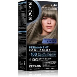 Syoss Permanent Cool Color cor para cabelo permanente com tom frio tom 7_46 Cool Medium Blond 1 un.. Permanent Cool Color Image