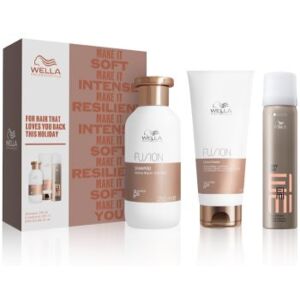 Wella Fusion coffret para cabelo danificado e pintado . Fusion Image