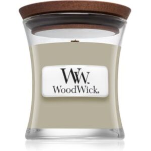 Woodwick Fireside Au Coin Du Feu vela perfumada com pavio de madeira 85 g. Fireside Au Coin Du Feu Image
