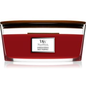 Woodwick Crimson Berries vela perfumada com pavio de madeira (hearthwick) 453,6 g. Crimson Berries Image