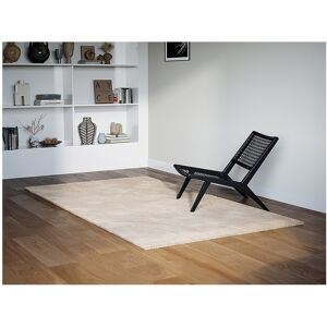 Vente-unique Tapete efeito pele em relevo com motivos circulares 200x290 cm bege - PAOLISI Image