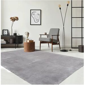 the carpet Tapete pelo curto lavável antiderrapante - Cinza - 240 x 340 cm - RELAX Image