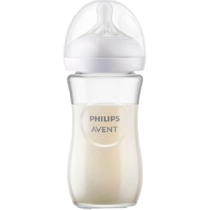 Philips Avent Biberão Natural Response Vidro 240ml 1m+ Image