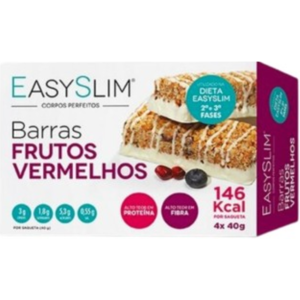 EasySlim Barras Frutos Vermelhos 4x40g Image