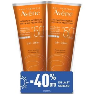 Avène Solaire Leche SPF50+ pack 2 x 250 ml Image