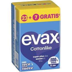 Almofadas Evax Cottonlike super plus wings 30 unidades Image