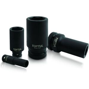 Jogo de chaves de impacto TOPTUL 1 pequeno 22mm 6-kant longo Image